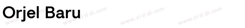 Orjel Baru字体转换